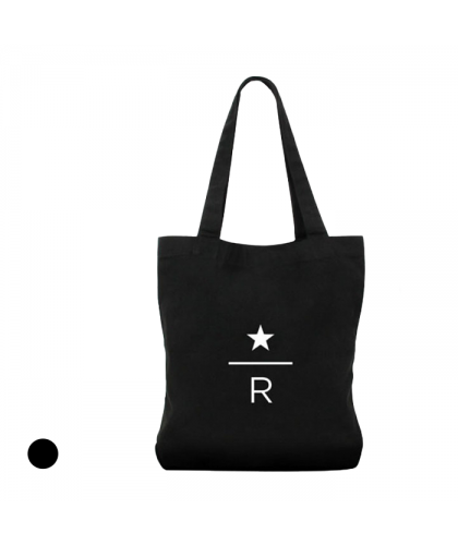 Black Canvas Tote Bag (12oz)