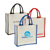 Colour Strip Laminated Canvas Bag - 10oz