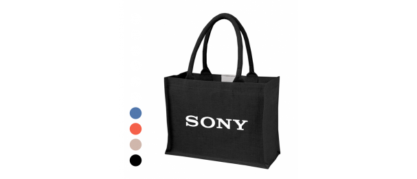 Laminated Juco Bag with Velcro