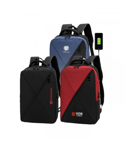 15.6" Laptop Backpack with USB Port