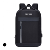 15.6" PU Laptop Backpack with USB Port