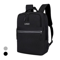 15'' Laptop Backpack with Reflective Strip and USB Port