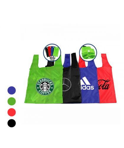 FOLDABLE NYLON BAG WITH POUCH