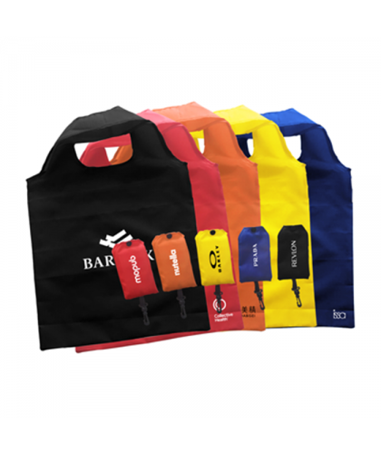 EASY Foldable Nylon Shopping Bag with Hook