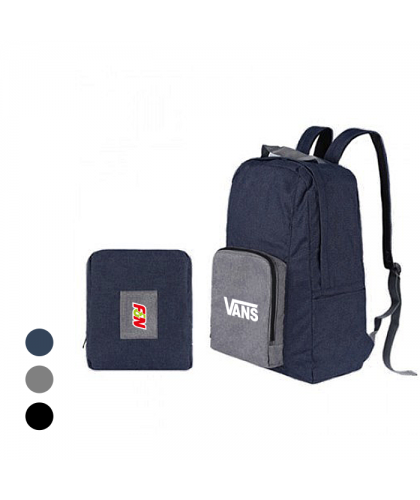 Dyed Poly Foldable Travel Backpack