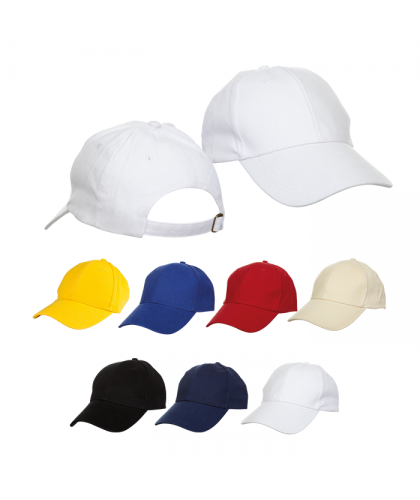 Baseball 6-Panel Cotton Brush Cap