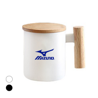 MOKKA Ceramic Wooden Handle Mug - 380ml