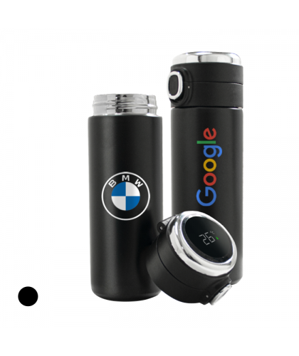 LED Touch Thermometer Stainless Steel Vacuum Flask