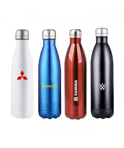 COKE II Double Wall Stainles Steel Thermos Flask - 500ml     