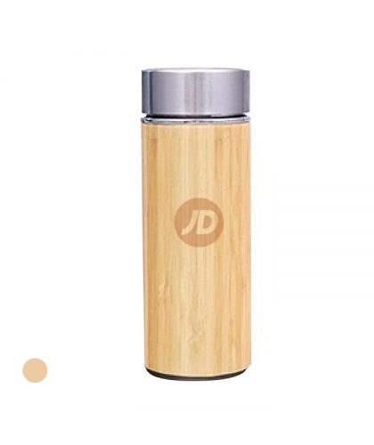 Mini Bamboo Premium Stainless Steel Thermos - 350ml