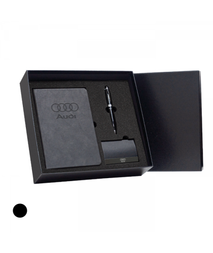3 in 1 Gift Set (Notebook + Metal Pen + Name Card Holder)
