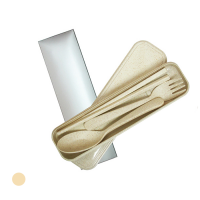 ECO Wheat Cutlery Set   beige