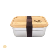 Bamboo SUS304 Lunch Box M Size - 1L