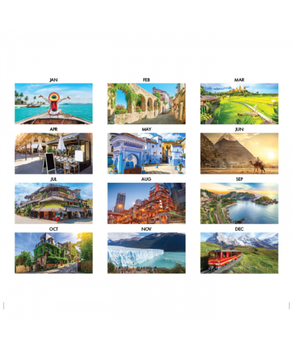 Travel the world - 2024 Calendar