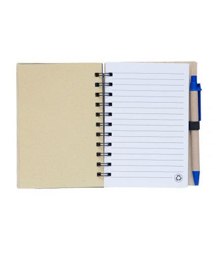 Bamboo Cover Notebook with Pen