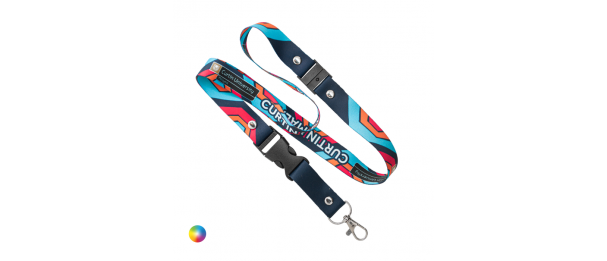 Lanyard + Snap Hook + Buckle + Safety Clip