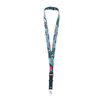 Lanyard + Snap Hook + Buckle + Safety Clip