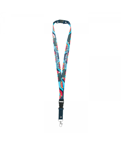 Lanyard + Snap Hook + Buckle + Safety Clip