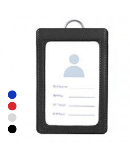 Two Way PU ID Holder With Velcro