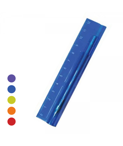 2 in1 Ruler with Pen sets