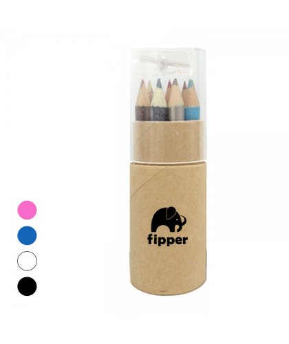 Color Pencil and Sharpener (12 pcs)