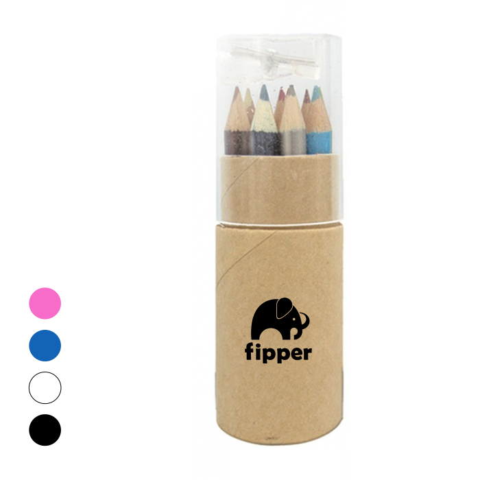 Color Pencil and Sharpener (12 pcs)