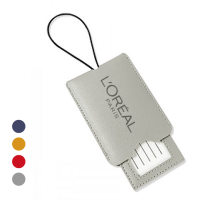 PU Leather Luggage Tag Holder