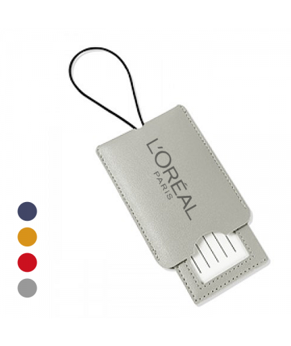 PU Leather Luggage Tag Holder