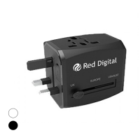 HITEC Travel Adapter Dual USB and Type-C Charger