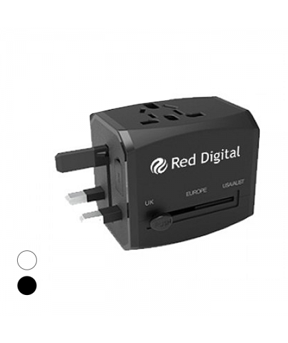 HITEC Travel Adapter Dual USB and Type-C Charger