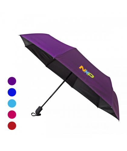 21" Auto Open/Close Three Fold Umbrella