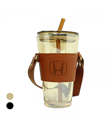 MONTE 3 Premium Color Glass Mug with PU Sleeve - 450ml