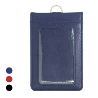 Magnetic PU ID Holder Flip Open Wallet