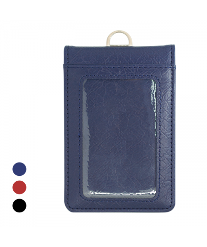 Magnetic PU ID Holder Flip Open Wallet