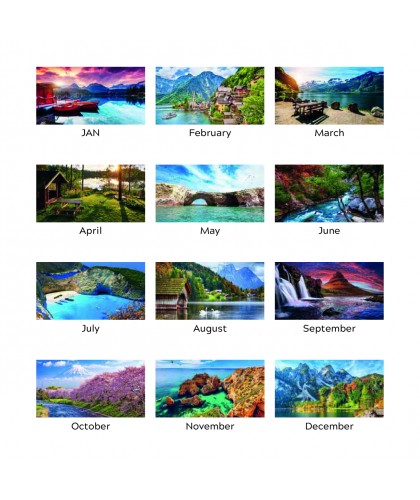 Soothing Scenery - 2023 Calendar