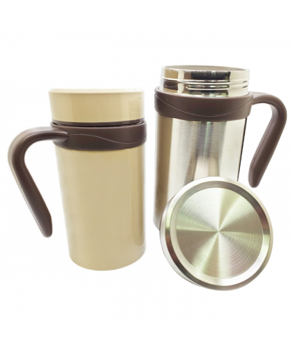 Double Wall Stainless Steel Coffee Mug - 450 ml