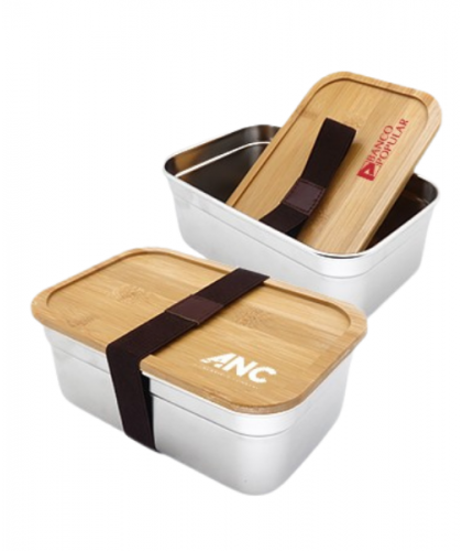 Bamboo SUS304 Lunch Box L Size - 1.5L