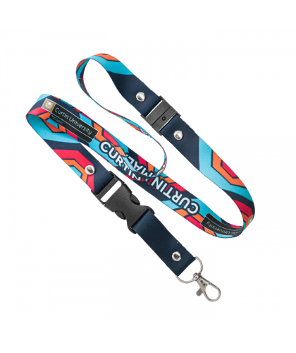 Lanyard + Oval Hook + Buckle + Safety Clip