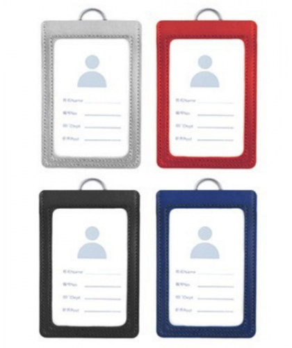 Two Way PU ID Holder With Velcro