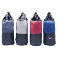 Pure Cotton Sports Towel with Drawstring Pouch (110x20mm) - 110g