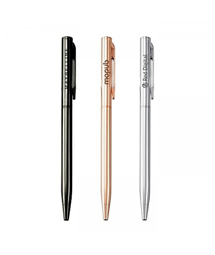 IRIS Twist Metal Slim Ball Pen