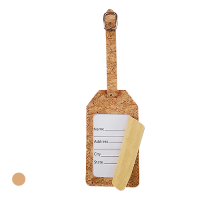 Cork Luggage Tag