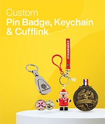 Pin Badge, Key Chain & Cufflink