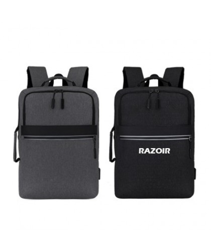 15'' Laptop Backpack with Reflective Strip and USB Port