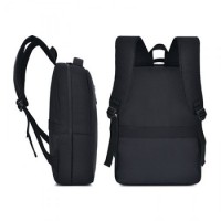 15.6" PU Laptop Backpack With USB Port