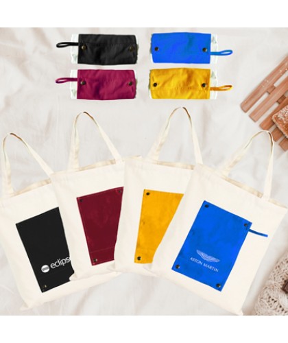 COLOR Foldable Canvas Bag - 8oz
