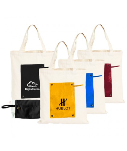 COLOR Foldable Canvas Bag - 8oz