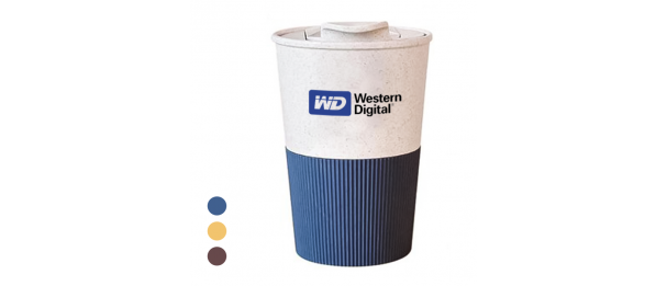 LATTE Eco-Wheat Tumbler with Silicone Holder - 350ml