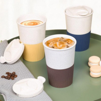 LATTE Eco-Wheat Tumbler with Silicone Holder - 350ml