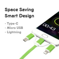 3-in-1 UNI Retractable USB Charging Cable
